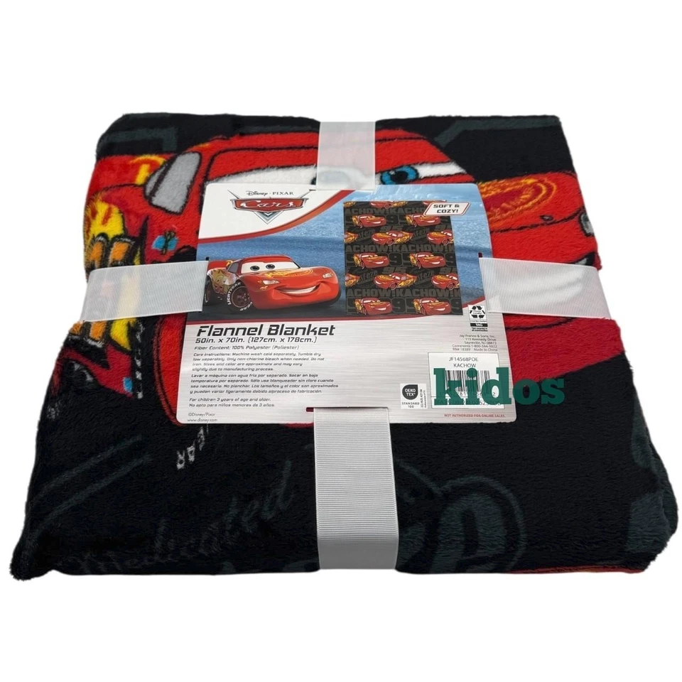 Disney Cars Lightning McQueen Fleece Blanket - Image 2 of 3