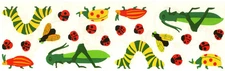 Mrs. Grossman's Stickers - Bugs with Grasshopper - Ladybugs