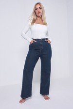 Yours Curve Women's Plus Size Wide Leg Jeans