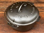 Griswold Cast Iron #7 Fully Marked Tite Top Dutch Oven
