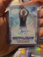 Topps 2024-25 Chrome Sky-Light Signatures Tyrese Haliburton Auto Refractor