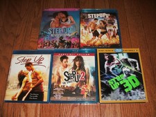 Step Up complete set of 5 on Blu-ray. 1, 2, 3, Revolution & All In. Dance Movies