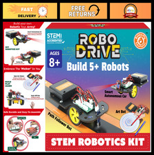 5-in-1 STEM Robotics Kit for Kids 8-13  Electronics, Circuit Projects  Science