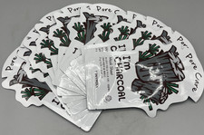 Lot Of 10 Tony Moly "I'M CHARCOAL " Nourishing Mask Sheets-NEW-PORE CARE