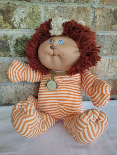 Vintage Cabbage Patch Koosas Doll Punky 1983 Yarn Hair Animal Face Soft Body