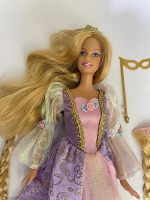 Vintage 2001 Mattel  Barbie As Rapunzel 