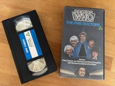 Doctor Dr Who The Five Doctors VHS BBC Video BBCV 2020 FIRST RELEASE