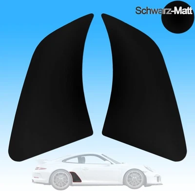 JAWERK Pellicola antiurto per Porsche 911 991 Facelift fino al 06/2018 KIT nero