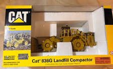 Norscot #55074 1:50 Scale Diecast CAT 836G Landfill Compactor New in Box