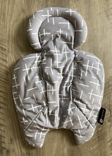 4moms Swing and Rocker Newborn Insert Reversible Plush - Dark Gray/ white