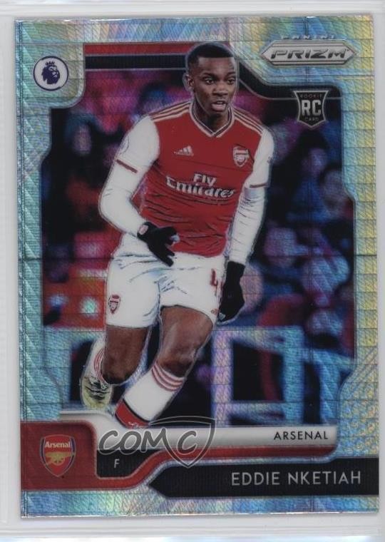 2019-20 Panini Prizm Premier League Hyper Eddie Nketiah #132 Rookie RC i4v