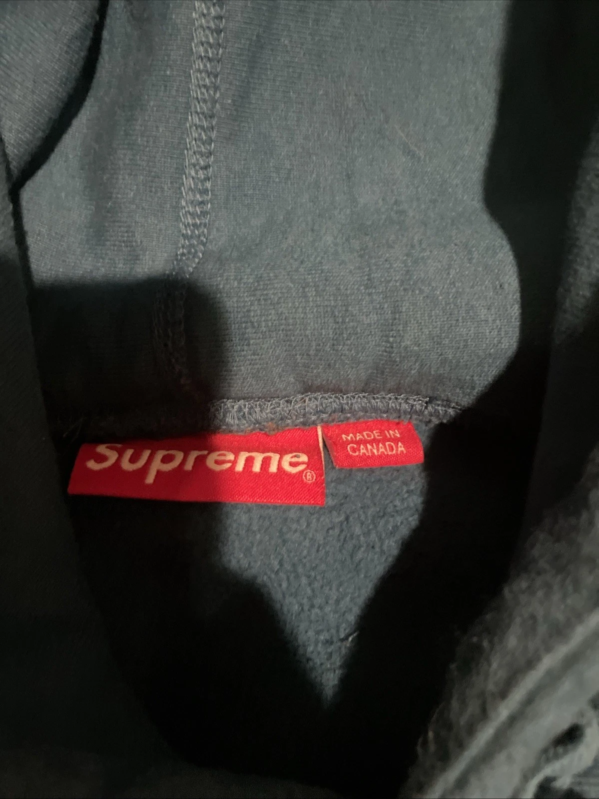 SUPREME Suprem Felpa con Cappuccio Uomo L