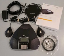 Konftel 300WX Conference Phone Black With Charger and 2 Expansion Microphones