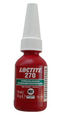 Loctite 270 Schraubensicherung hochfest 10 ml - MHD 06/2027 - EU-Ware