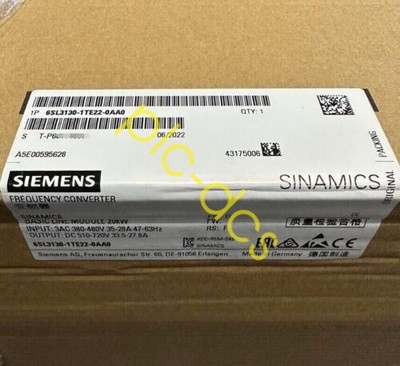 1PCS 6SL3 130-1TE22-0AA0 NEW SIEMENS 6SL3130-1TE22-0AA0 S120 BASIC LINE MODULE