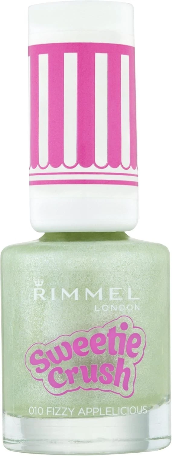 Rimmel London Sweetie Crush Nail Polish, 010 Fizzy Appleicious (PACK OF 2)