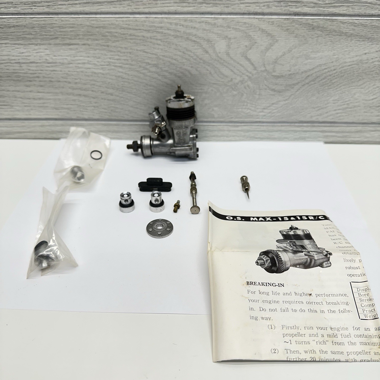Vintage OS 15 Max III Nitro RC Remote Control Airplane Engine For Parts/Repair