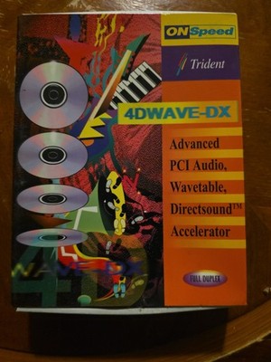 Vintage Trident 4DWave-DX Midi PCI Sound Card PCI 4D Wave SMI Predator 710-0046