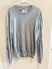 Maison Margiela Line 14 Men's Distress Pullover Long Sleeve Sweater Size XL