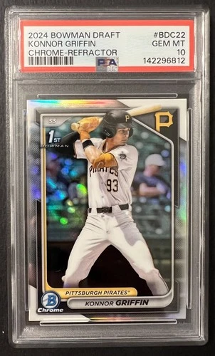2024 Bowman Draft - Chrome Konnor Griffin #BDC-22 Refractor (RC) Rookie PSA10
