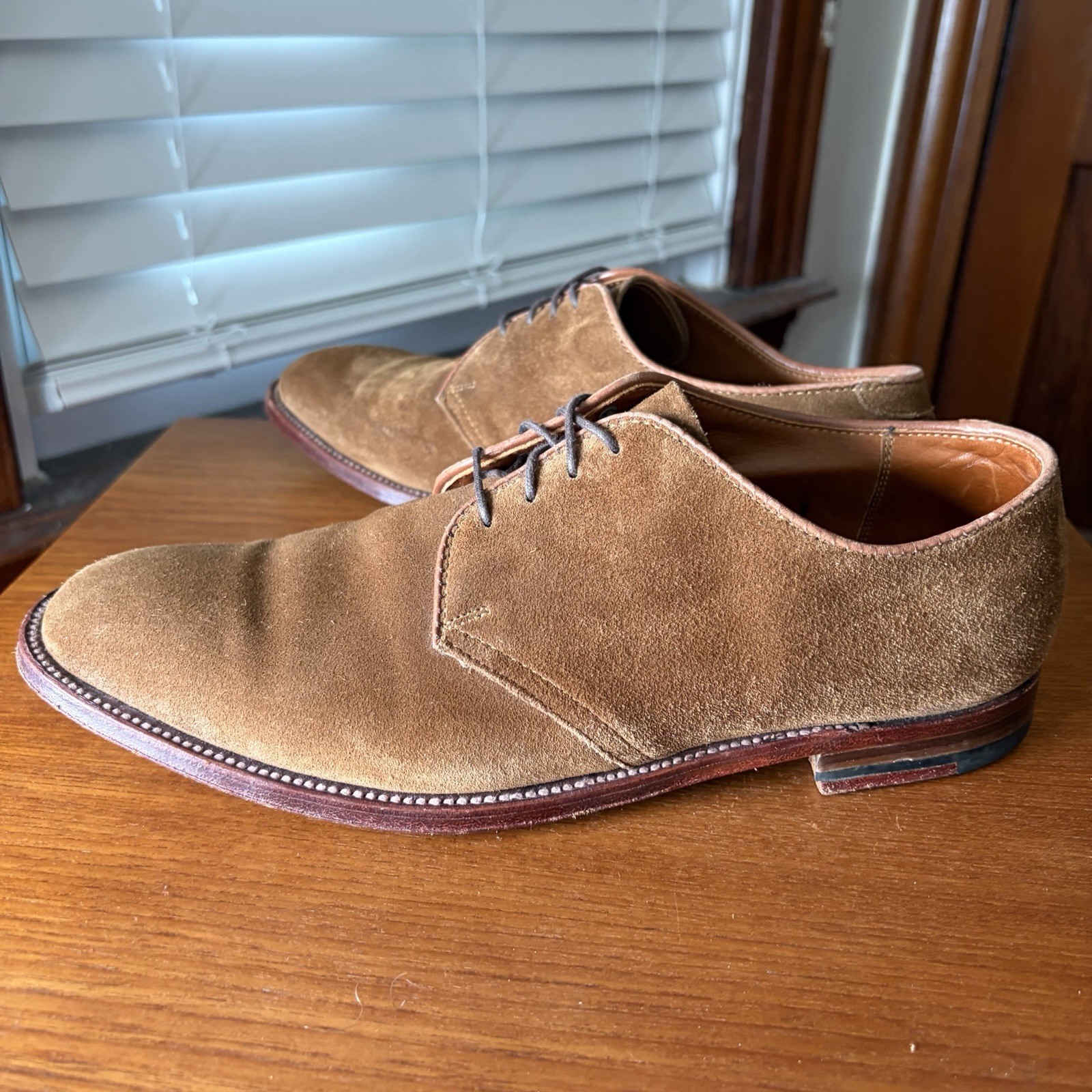 Alden D6404F Snuff Suede Plain Toe Dover