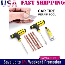 8PCS DIY Tire Repair Kit Flat Tire Repair Car Truck Motorcycle Home Plug ∫