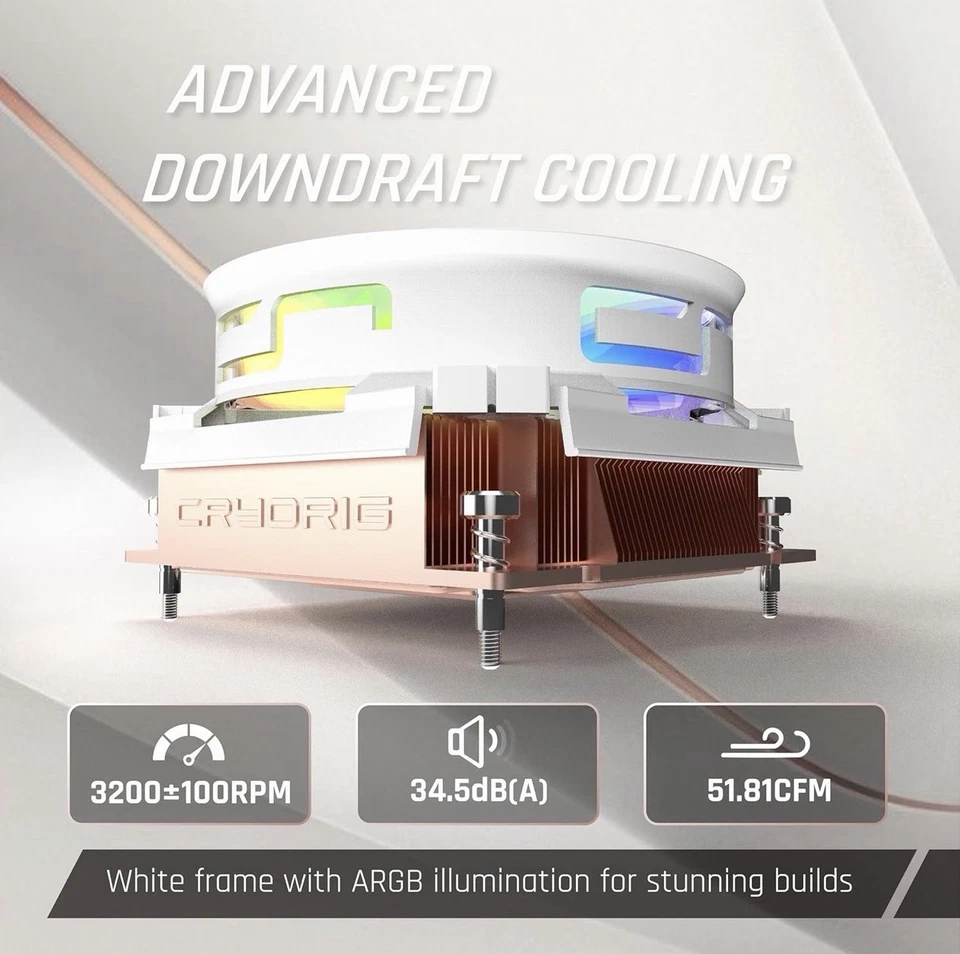 CRYORIG C5 CU Vapor Chamber Low Profile CPU Cooler - Image 2 of 4