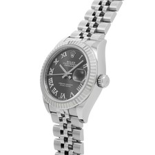 ROLEX Lady-Datejust 28 279174 Gray Case Size 28×28mm Ladies Used Watch #11164 2