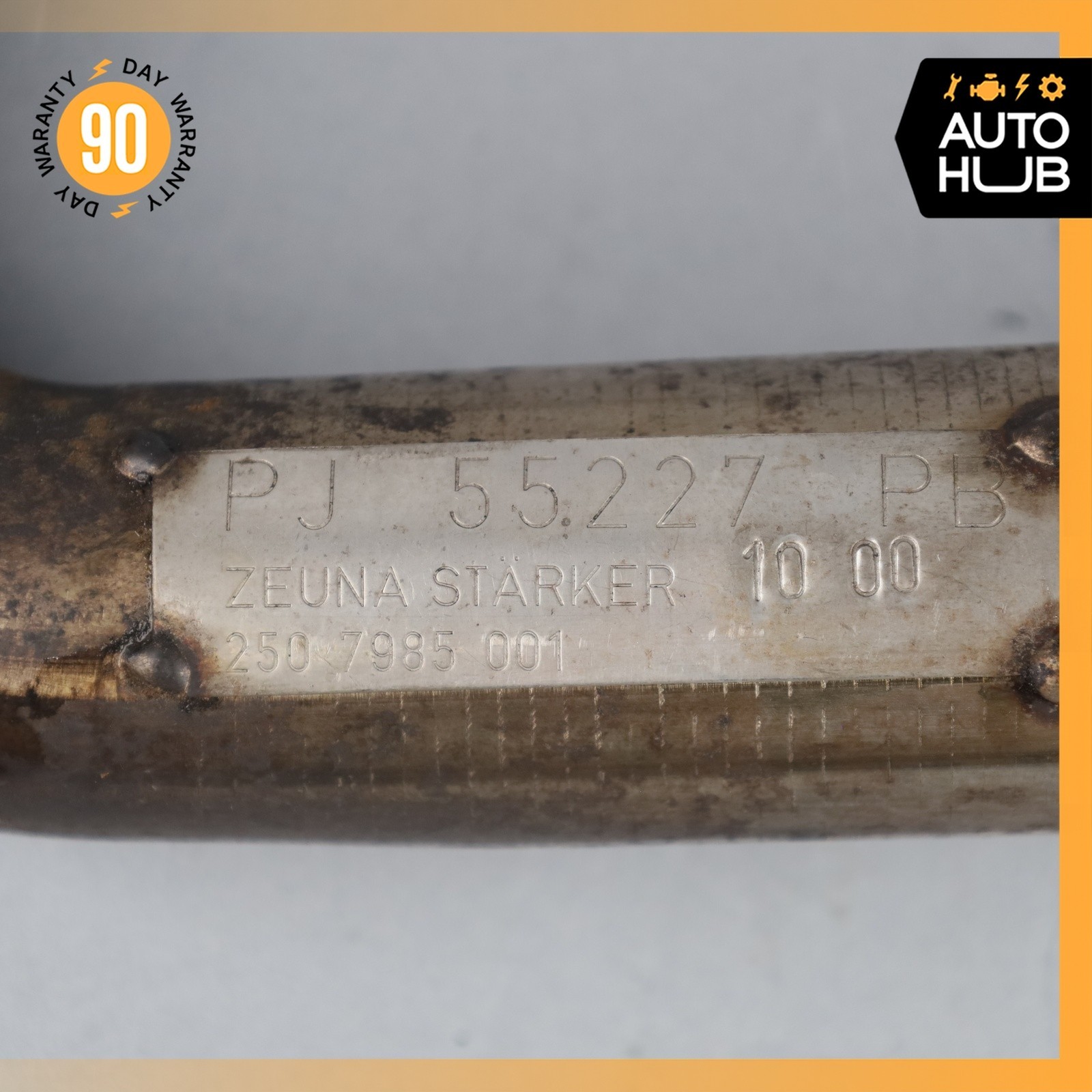 00-02 Bentley Arnage Turbo Bypass Exhaust Pipe PJ55227PB OEM 42k