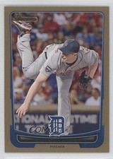 2012 Bowman Gold Border Max Scherzer #164 h7c
