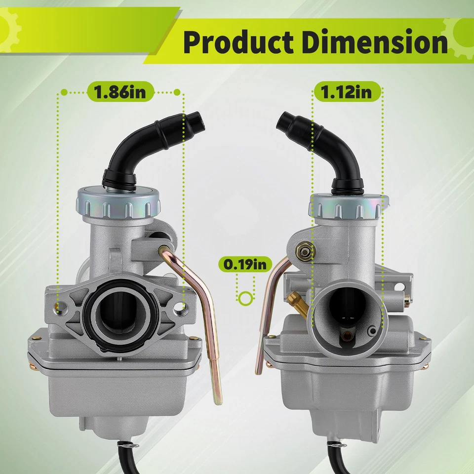 Carburador para Honda XL80S 1980-1985,XL75 1977-1979,XL70 1974-1976,SL70 1971-73 Foto 2 de 4