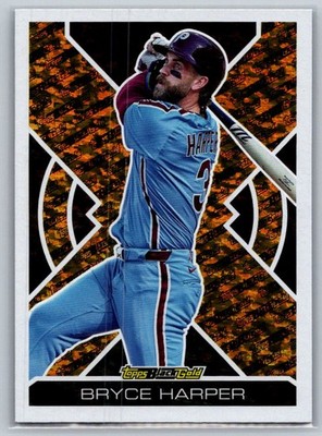2025 Topps Update Series - Topps Black Gold Bryce Harper #BG-8