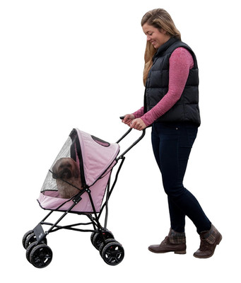 Travel Lite plus Stroller, Compact, Easy Fold, No Assembly Required, Large Wheel