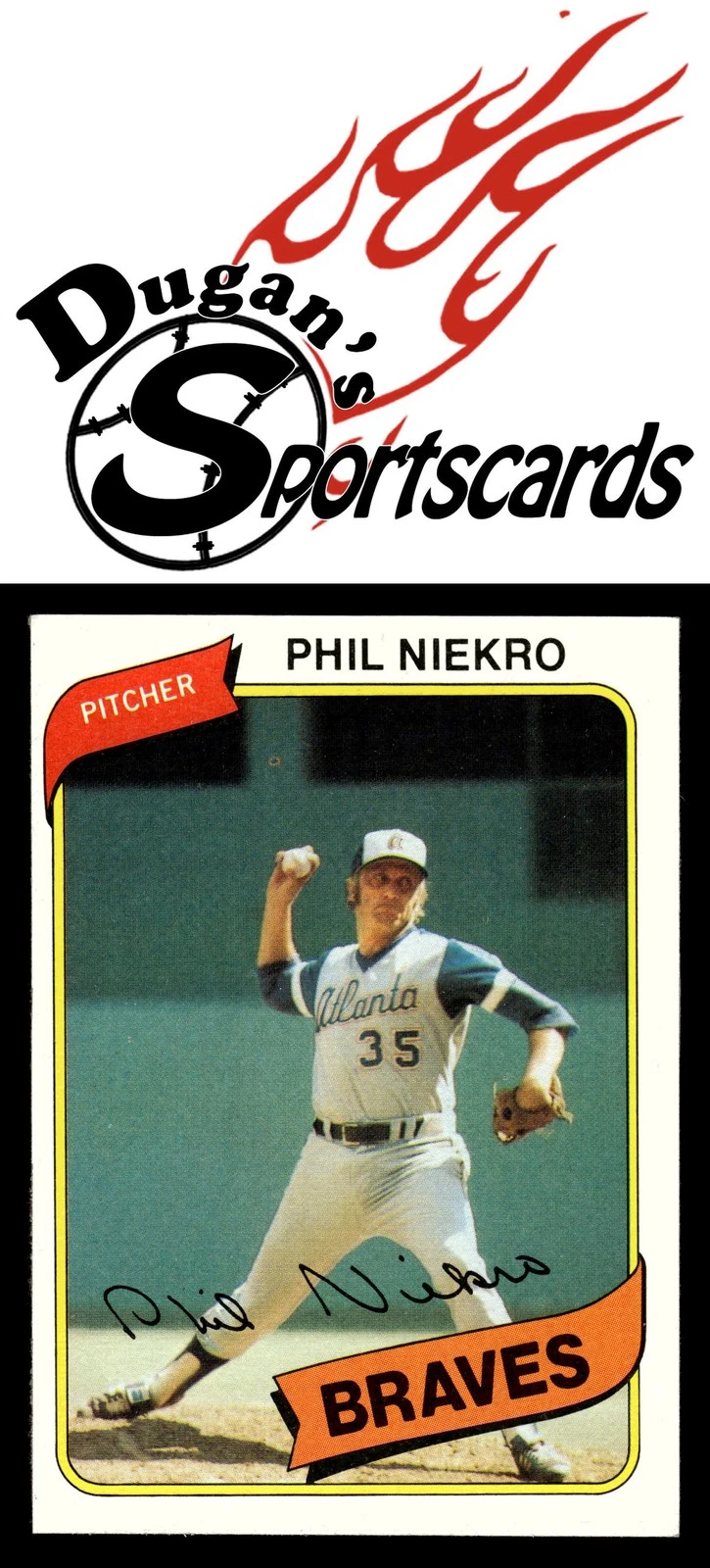 1980 Topps #245 Phil Niekro