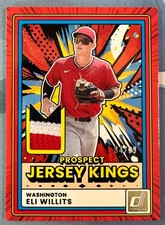 ELI WILLITS 2026 PANINI DONRUSS BASEBALL RED RC JERSEY KINGS RELIC#PJK-EW #84/99