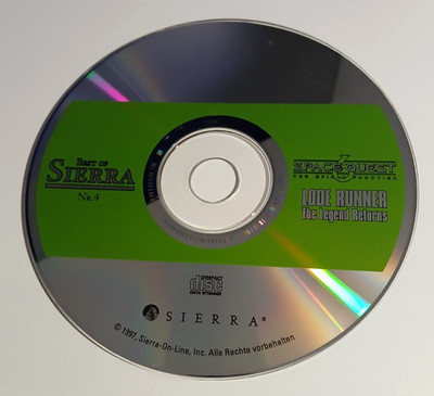 Best of Sierra Nr. 4 / Space Quest 6 / Lode Runner - 90´s Retro PC Spiel  