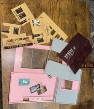 Lot Of Vintage Plastic Weekly Herald Train Set Pieces, For Parts, Mid Century