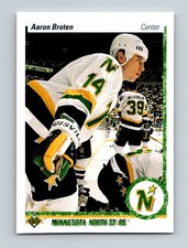 1990-91 Upper Deck Aaron Broten Minnesota North Stars #210