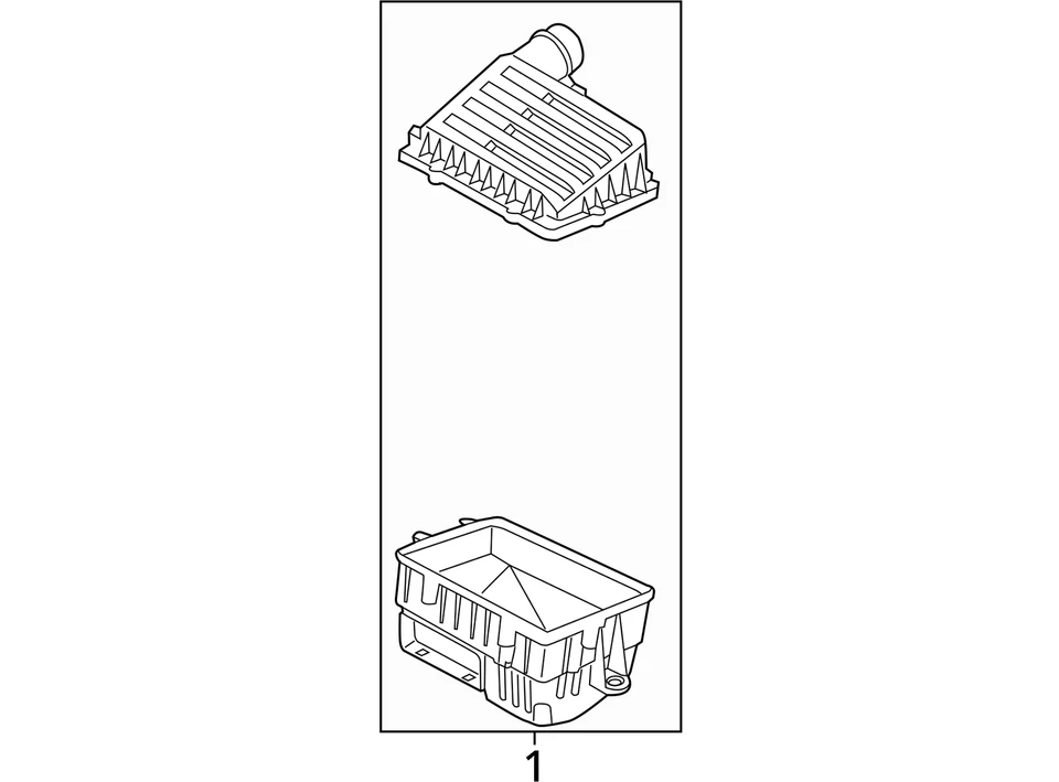 Purificador de aire VIN E quinto dígito compatible con 15-20 AUDI A3 190997 Foto 4 de 4