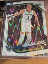 2025 Panini Prizm WNBA - Rookie Variation Paige Bueckers #147 White Seismic...