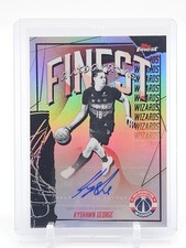 KYSHAWN GEORGE 2025-26 TOPPS FINEST AUTO REFRACTOR #FAU-KG WIZARDS Q4832
