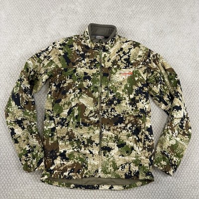Sitka Gear Kelvin Active Jacket Sz Medium Tall Subalpine Camo Zip Polartec Hunt