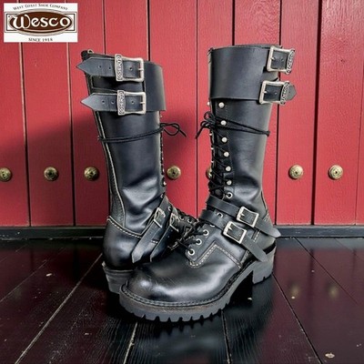 Beautiful Custom Order WESCO Jobmaster Long Height USA Made Black Japan