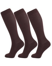  MD Compression Socks for Women Men, 3 Pairs 15-20mmHg Knee High Support Cush...