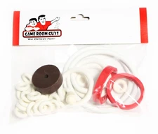 Gottlieb Bank Shot Pinball Machine Replacement Repair Rubber Ring Kit White