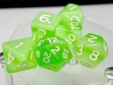 Sirius  Acererak's D&D :  Gold polyhedral dice Set D19