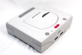 Sega Saturn Console White HST-3220 w/ Controller Japan Tested