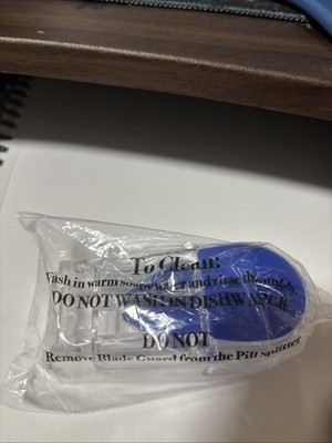Pill Splitter with Blade Compatible with Small or Large Pills