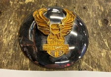 Vtg Gas Cap Medallion Custom Eagle Shovelhead Softail Chopper Harley Oem Ironhea