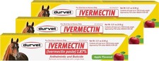 Durvet Horse Dewormer Pack Paste Apple Flavor Expires Oct 2027 pack of 6 